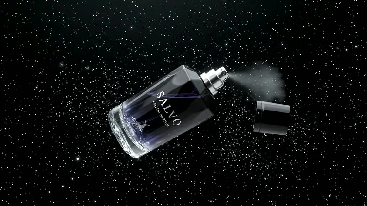 Frasco de perfume em apresentação premium